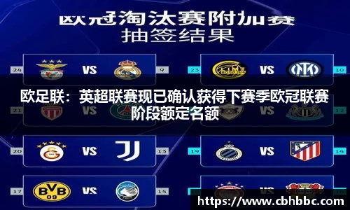 欧足联：英超联赛现已确认获得下赛季欧冠联赛阶段额定名额